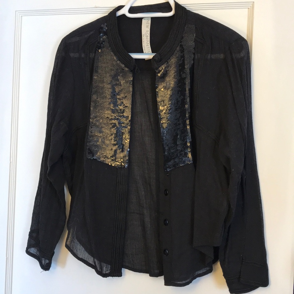 Free People mini cardi